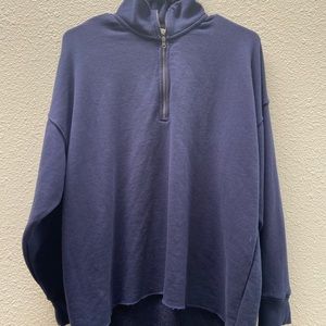 Aerie quarter zip sweatshirt